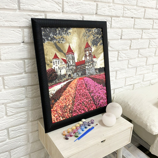 Багетні рами - Багетна рамка (чорна рельєфна 4,5 см)30x40