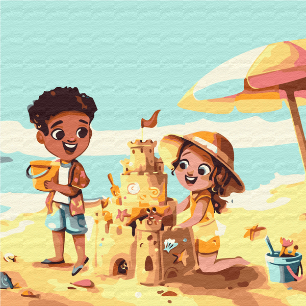 Картина по номерам Авторські колекції - Песочное королевство © Евгения Лесная