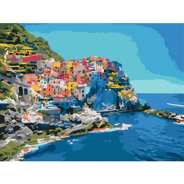 Картина по номерам Пейзажі - Средиземноморское побережье