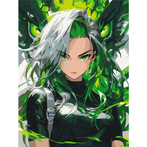 Картина по номерам Мультфільми, комікси, аніме - Душа Дракона