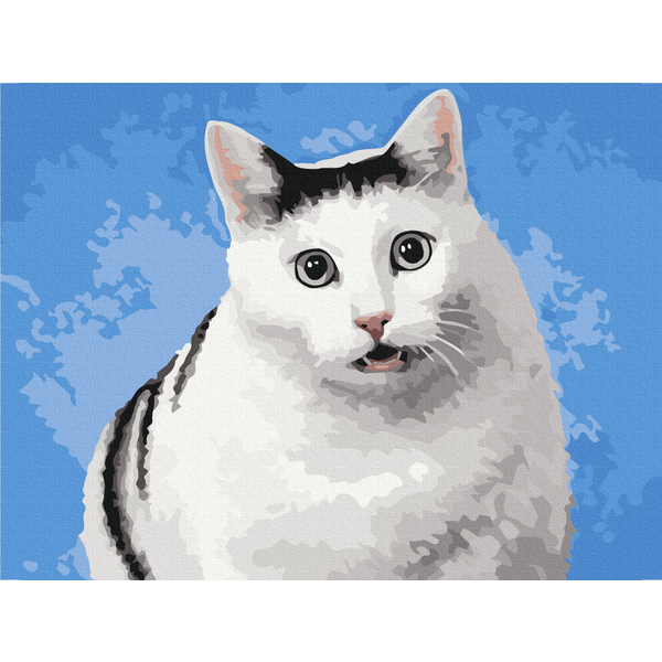 Картина по номерам Тварини, птахи та риби - Кіт 