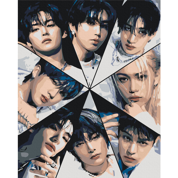 Картина по номерам Картини під клієнтів B2B - K-POP Stray Kids