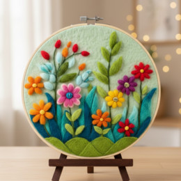 Набор для валяния картины из шерсти 