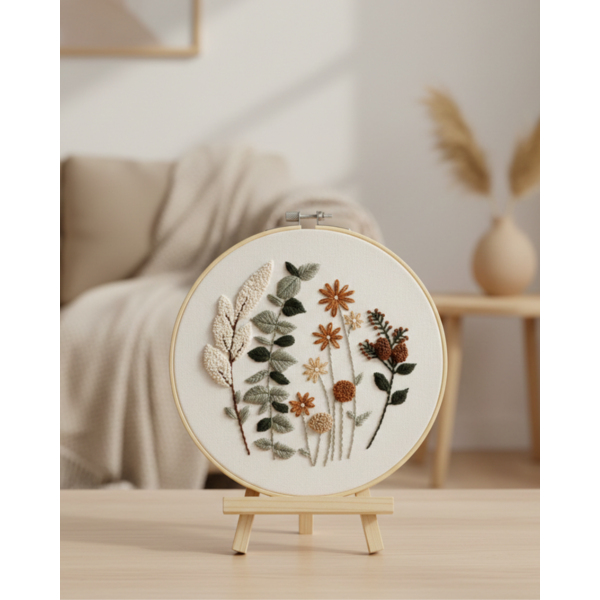 Набір для вишивки гладдю круглі D20 - Set for cross-stitch embroidery 