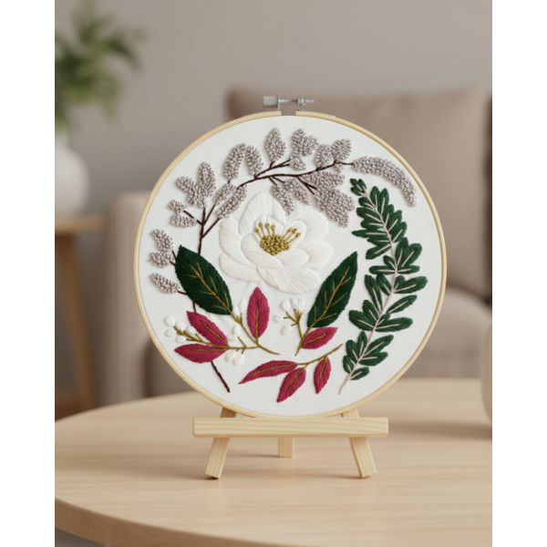 Набір для вишивки гладдю круглі D20 - Набір для вишивки гладдю 