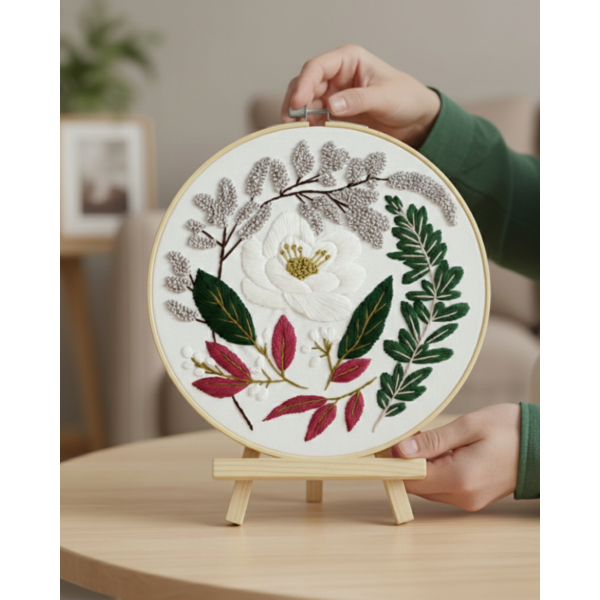 Набір для вишивки гладдю круглі D20 - Набір для вишивки гладдю 