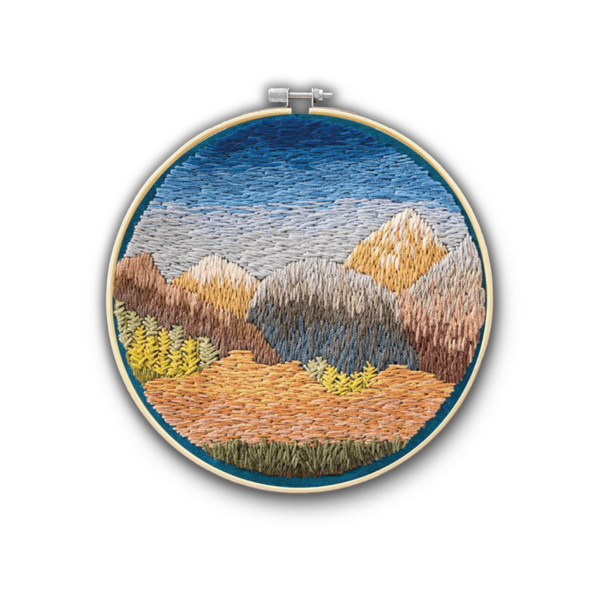 Набір для вишивки гладдю круглі D20 - Набор для вышивки гладью 