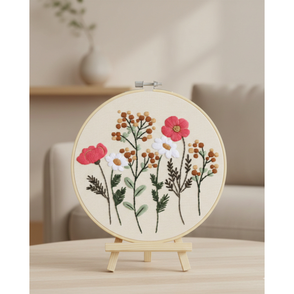 Набір для вишивки гладдю круглі D20 - Набір для вишивки гладдю 