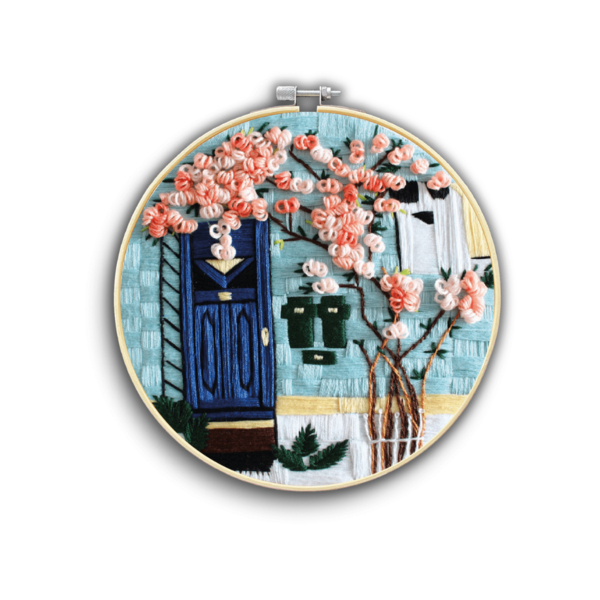 Набір для вишивки гладдю круглі D20 - Набор для вышивки гладью 