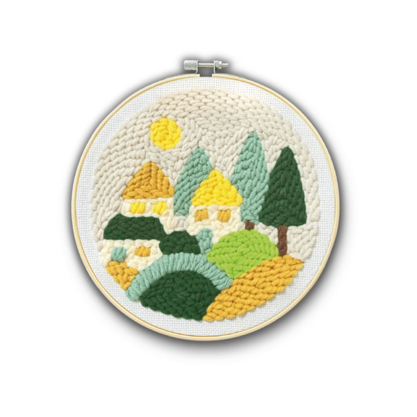 Набір для килимової вишивки - Набір для створення килимової вишивки 