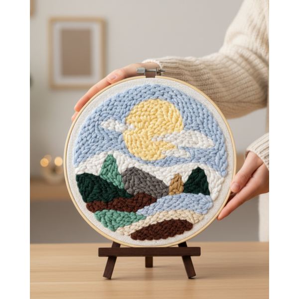 Набір для килимової вишивки - Набір для створення килимової вишивки 