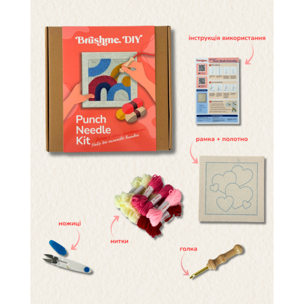 Набір для килимової вишивки - Набір для створення килимової вишивки 