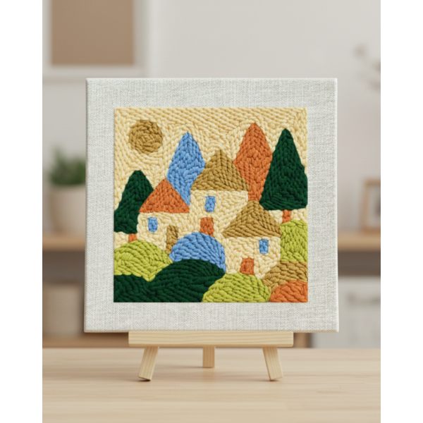 Набір для килимової вишивки - Набір для створення килимової вишивки 