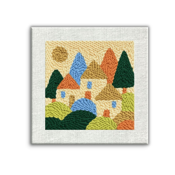 Набір для килимової вишивки - Набір для створення килимової вишивки 