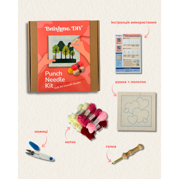 Набір для килимової вишивки - Набір для створення килимової вишивки 