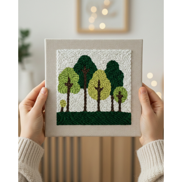 Набір для килимової вишивки - Набір для створення килимової вишивки 