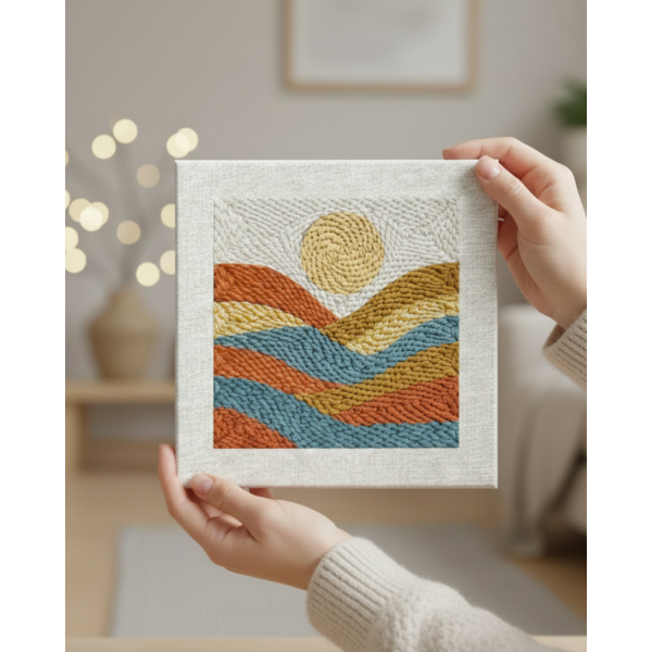 Набір для килимової вишивки - Набір для створення килимової вишивки 