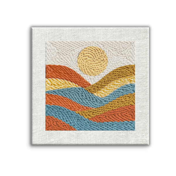 Набір для килимової вишивки - Набір для створення килимової вишивки 