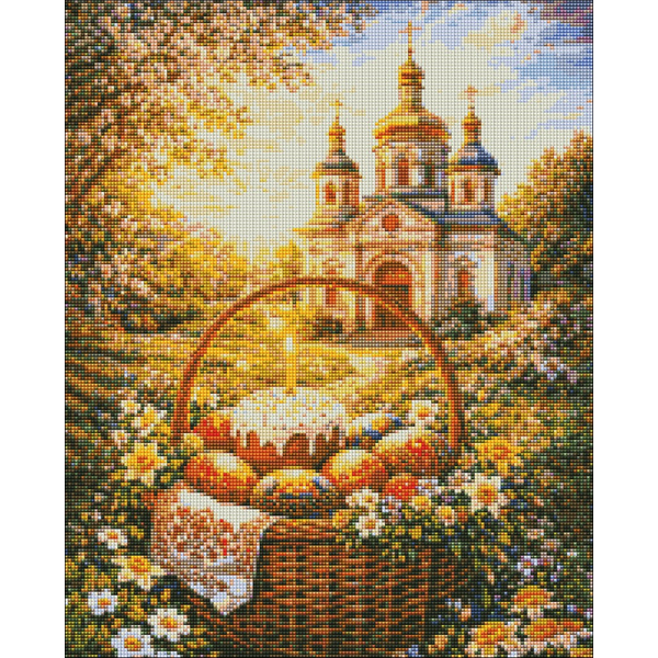 Алмазна мозаїка 40х50 - Великодній ранок