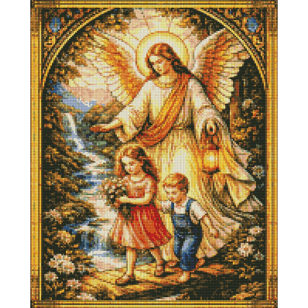 Алмазна мозаїка 40х50 - Ангел-охоронець