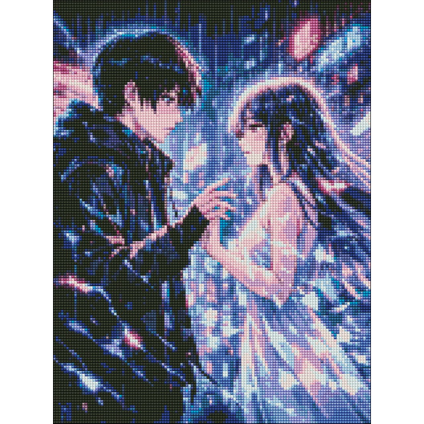 Алмазная мозаика 40x30 Власного виробництва - Магія двох