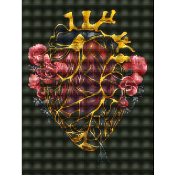 Алмазная мозаика 40x30 Власного виробництва - Пробита наскрізь холодна та сталь © Юлія Ангелюк