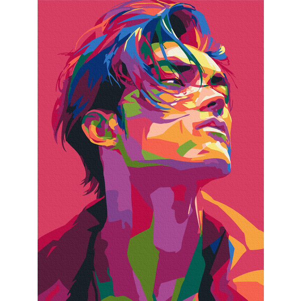 Картина по номерам Мультфільми, комікси, аніме - Погляд угору