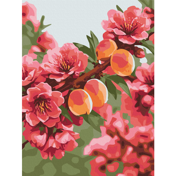 Картина по номерам Квіти - Весняний поцілунок