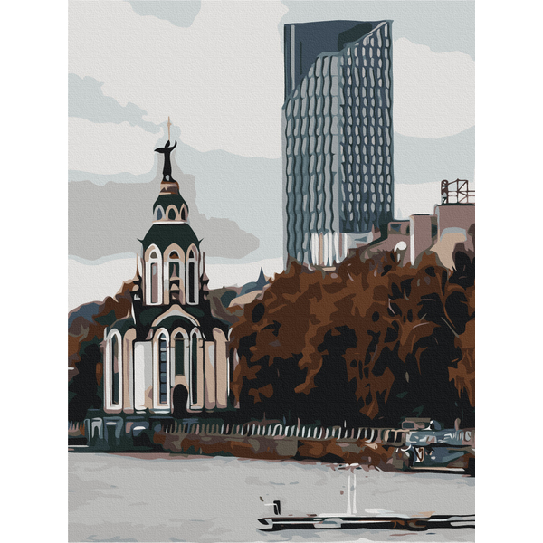 Картина по номерам Картини під клієнтів B2B - Осіння набережна